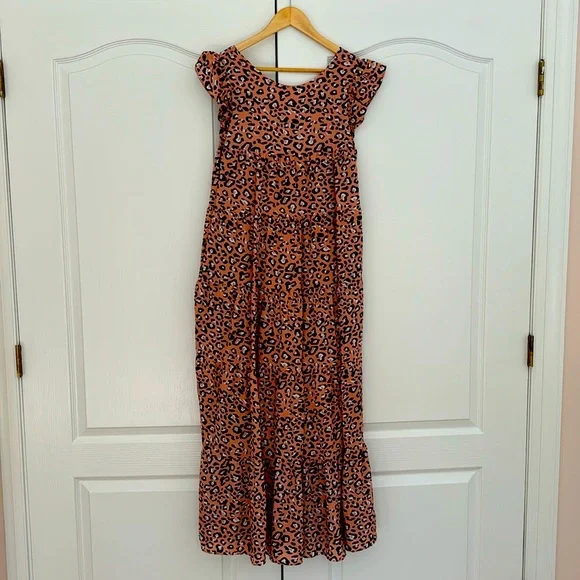 Endless Rose | Dresses | Endless Rose Animal Tiered Maxi Dress | Poshmark